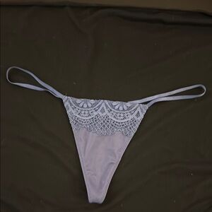 Victoria's Secret Gray Lace Panties